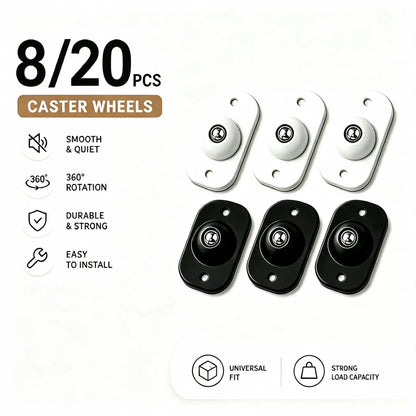 MiniGlide 8/20Pcs Caster Wheels