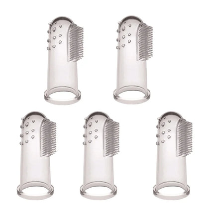 PetDent- 5PCS Pet Finger Toothbrush Set